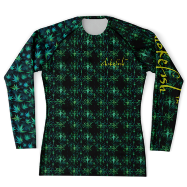Chokefish™ Long Sleeve Rashguard Cannabis Men's Shirt-013-Special Edition